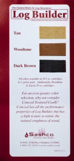 Sashco Log Builder Caulking - Image 2