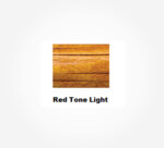 Sashco Transformation Log & Timber Stain in Red Tone Light – oil-based timber stain on log sample