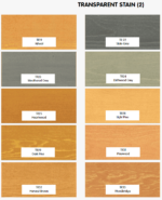 Timber Pro Stain transparent colours part 2