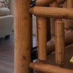 Log Newel Post