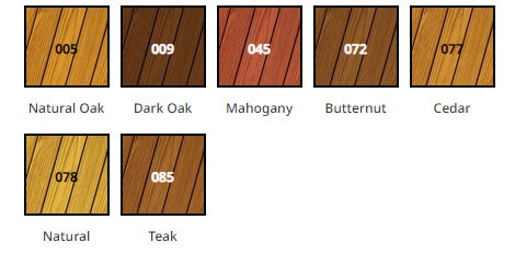 Cetol 23 Color Chart